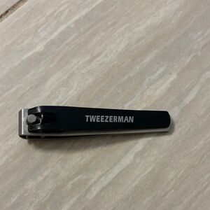 Tweezerman Black Nail Clipper for Women - Precision Hand & Foot Care